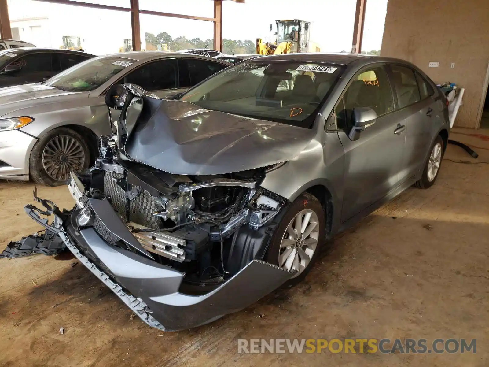 2 Photograph of a damaged car JTDHPRAE2LJ002618 TOYOTA COROLLA 2020