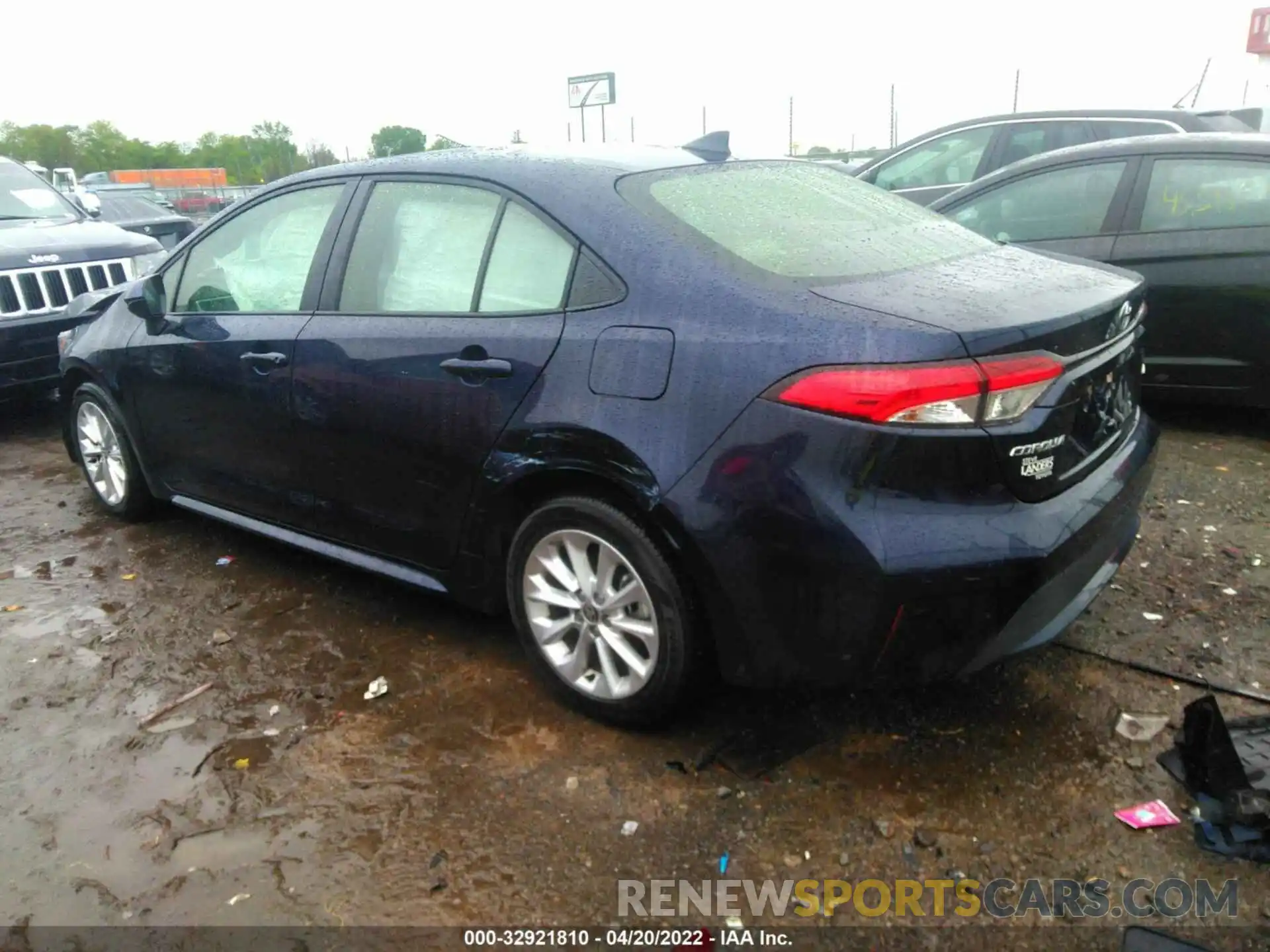 3 Photograph of a damaged car JTDHPRAE2LJ004854 TOYOTA COROLLA 2020