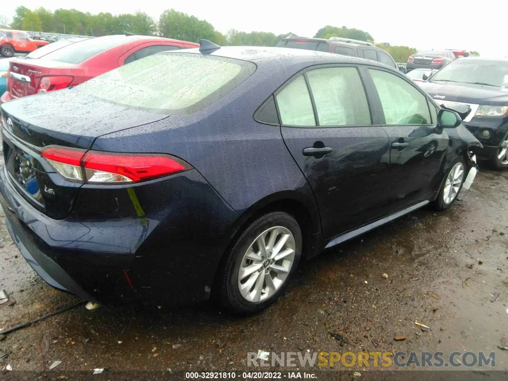 4 Photograph of a damaged car JTDHPRAE2LJ004854 TOYOTA COROLLA 2020