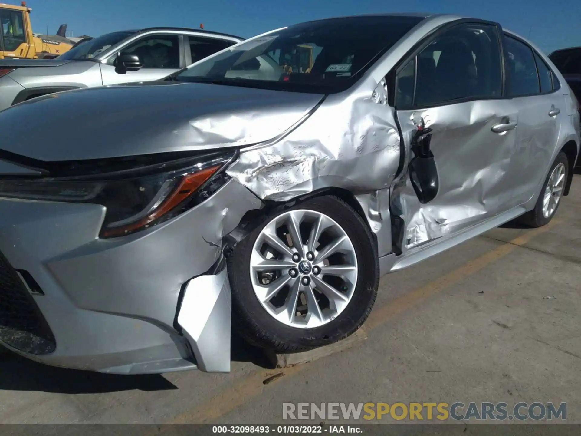 6 Photograph of a damaged car JTDHPRAE2LJ005910 TOYOTA COROLLA 2020