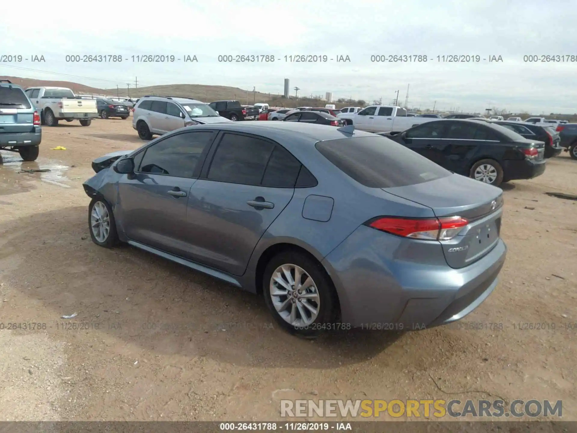 3 Photograph of a damaged car JTDHPRAE2LJ007575 TOYOTA COROLLA 2020