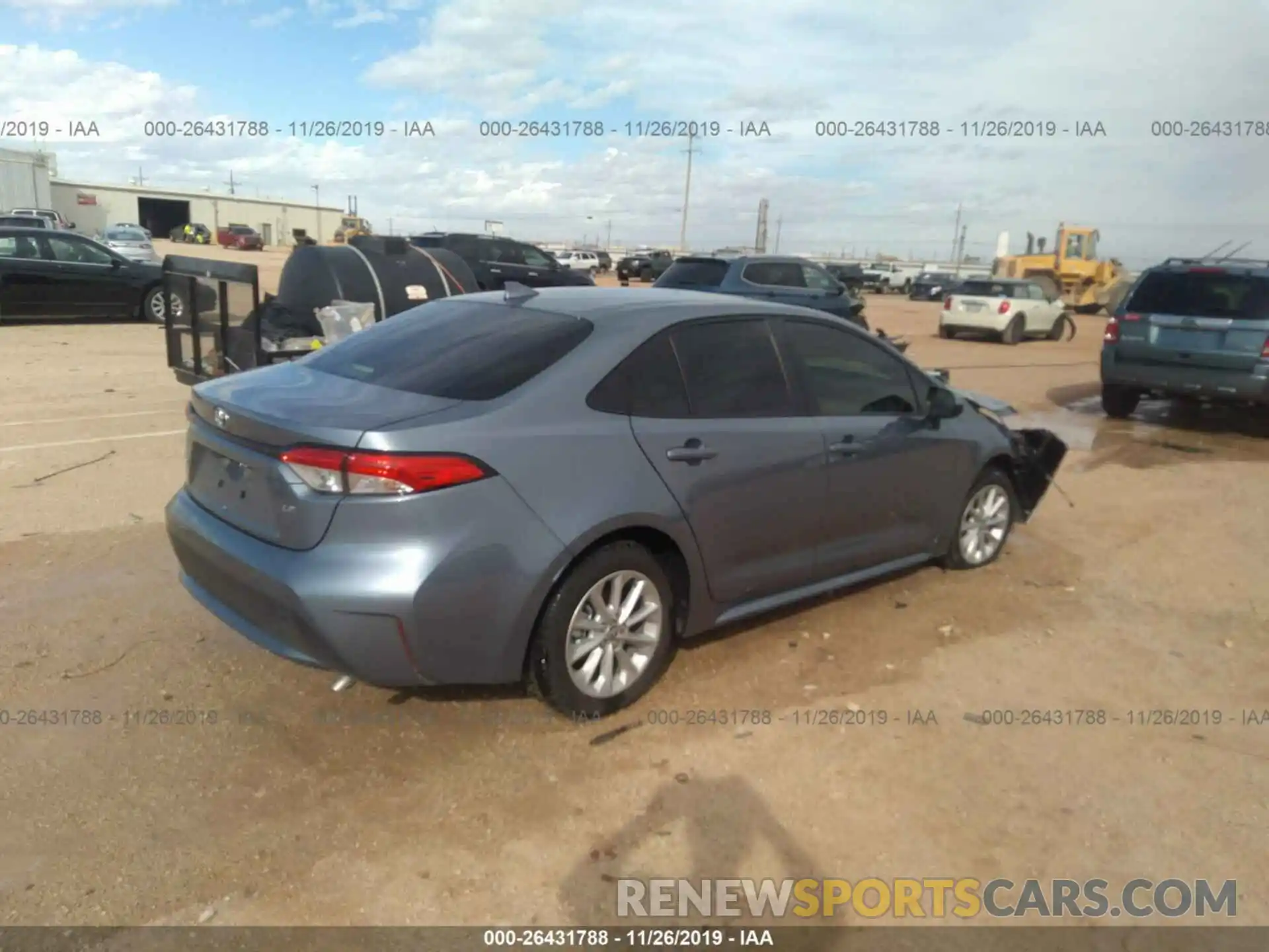 4 Photograph of a damaged car JTDHPRAE2LJ007575 TOYOTA COROLLA 2020