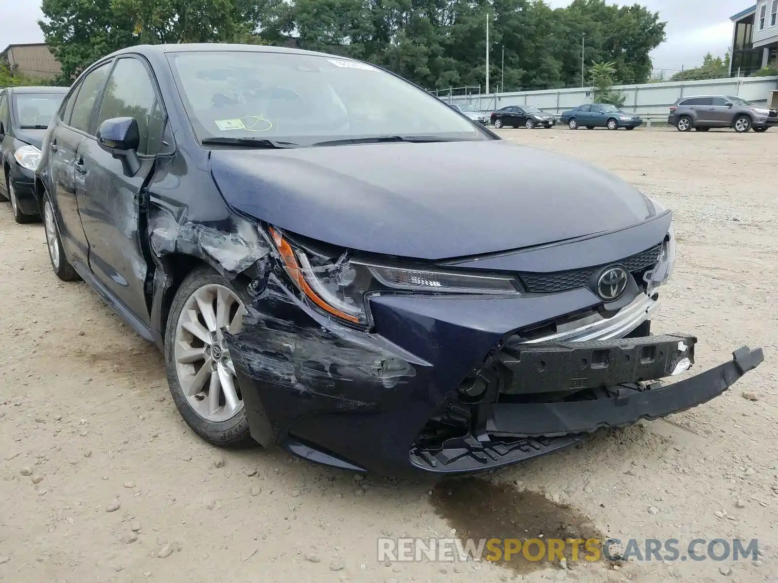 1 Photograph of a damaged car JTDHPRAE2LJ007642 TOYOTA COROLLA 2020