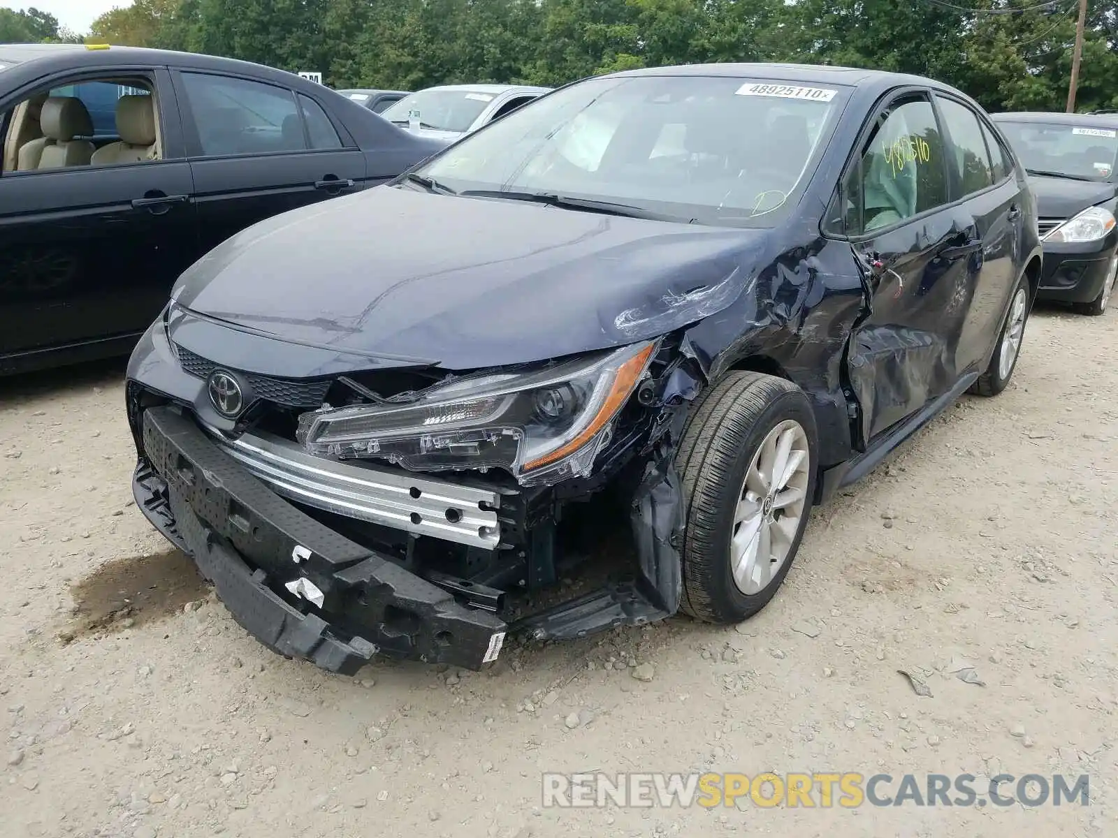 2 Photograph of a damaged car JTDHPRAE2LJ007642 TOYOTA COROLLA 2020