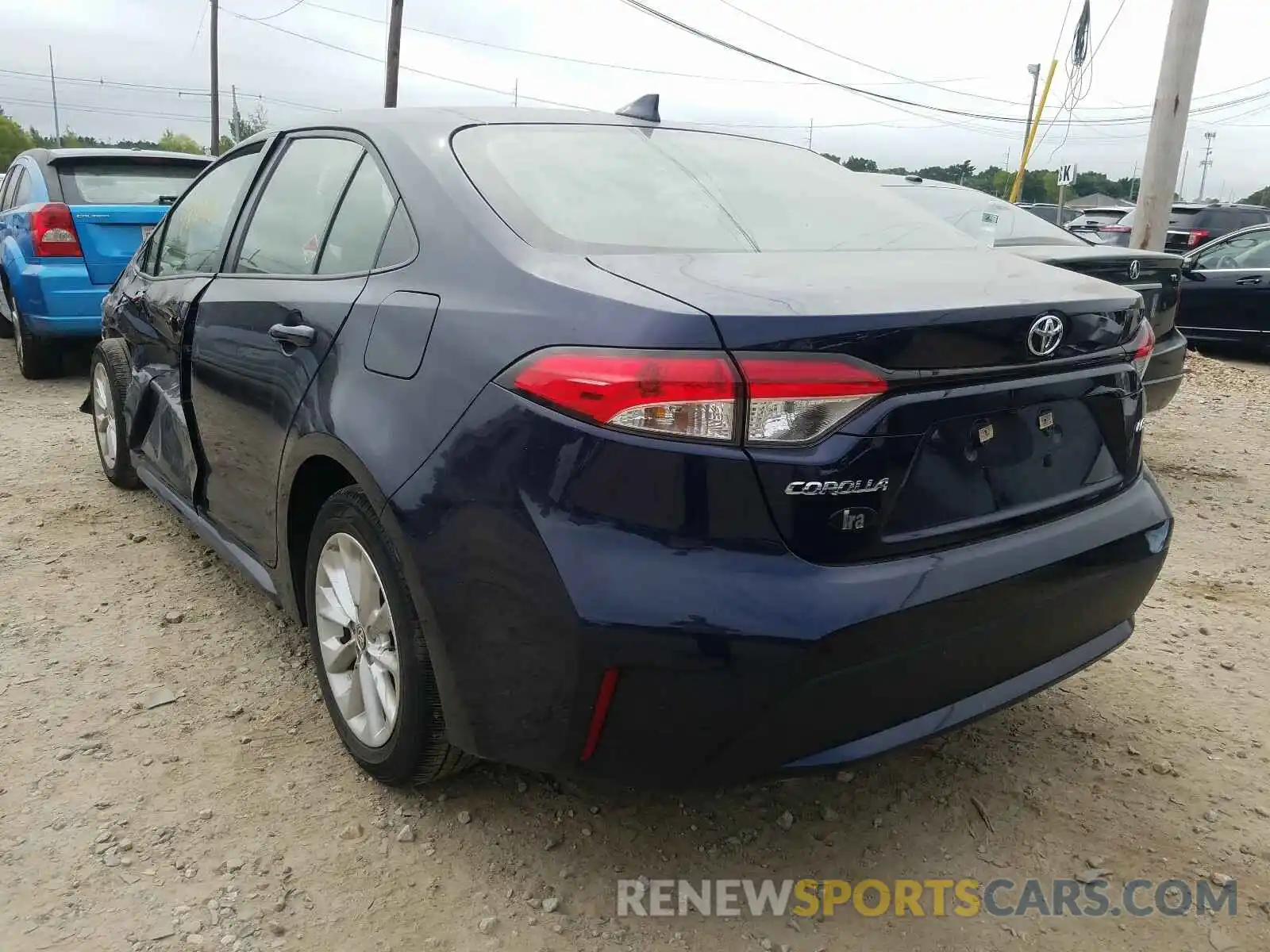 3 Photograph of a damaged car JTDHPRAE2LJ007642 TOYOTA COROLLA 2020