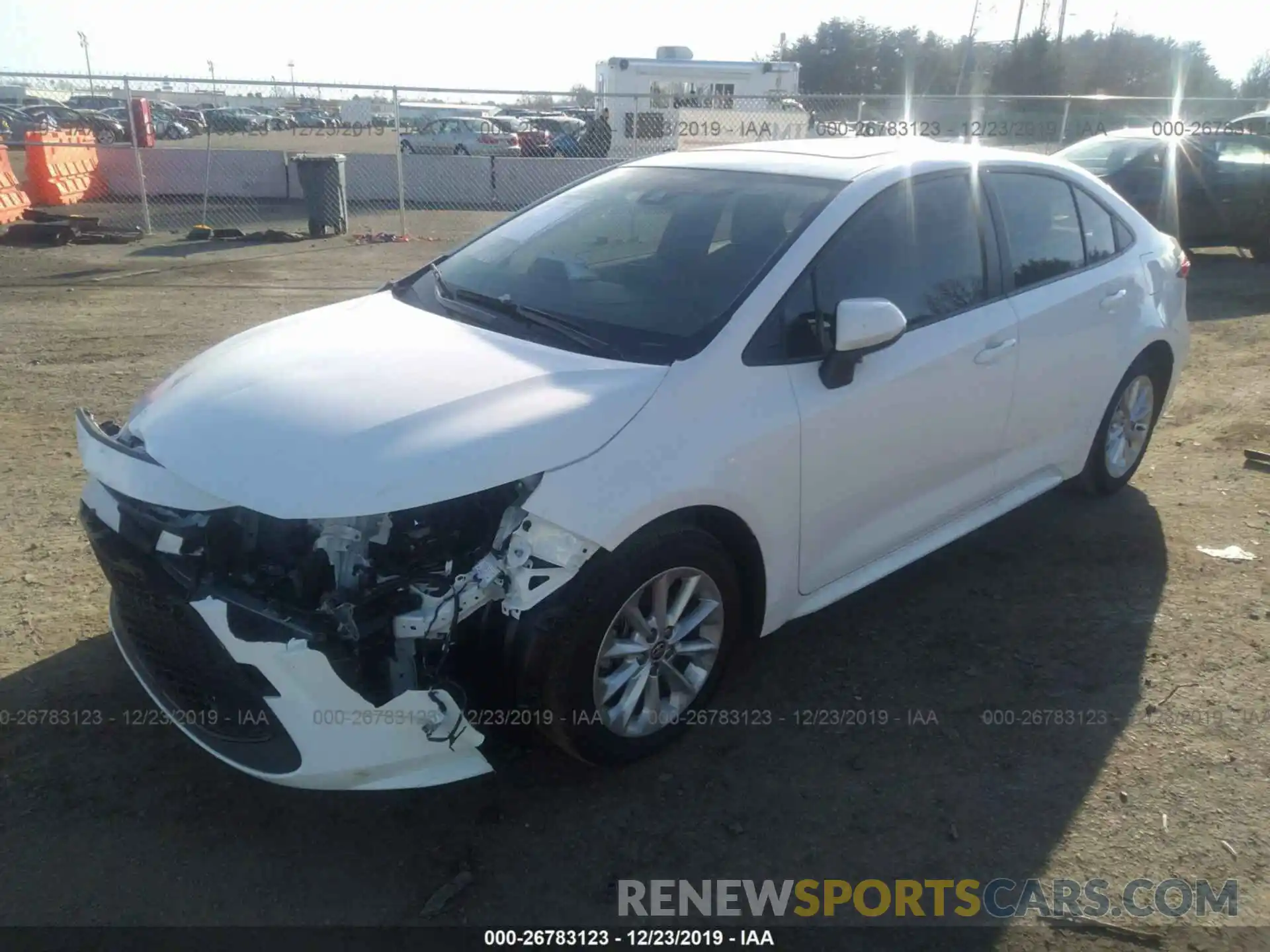 2 Photograph of a damaged car JTDHPRAE2LJ012260 TOYOTA COROLLA 2020