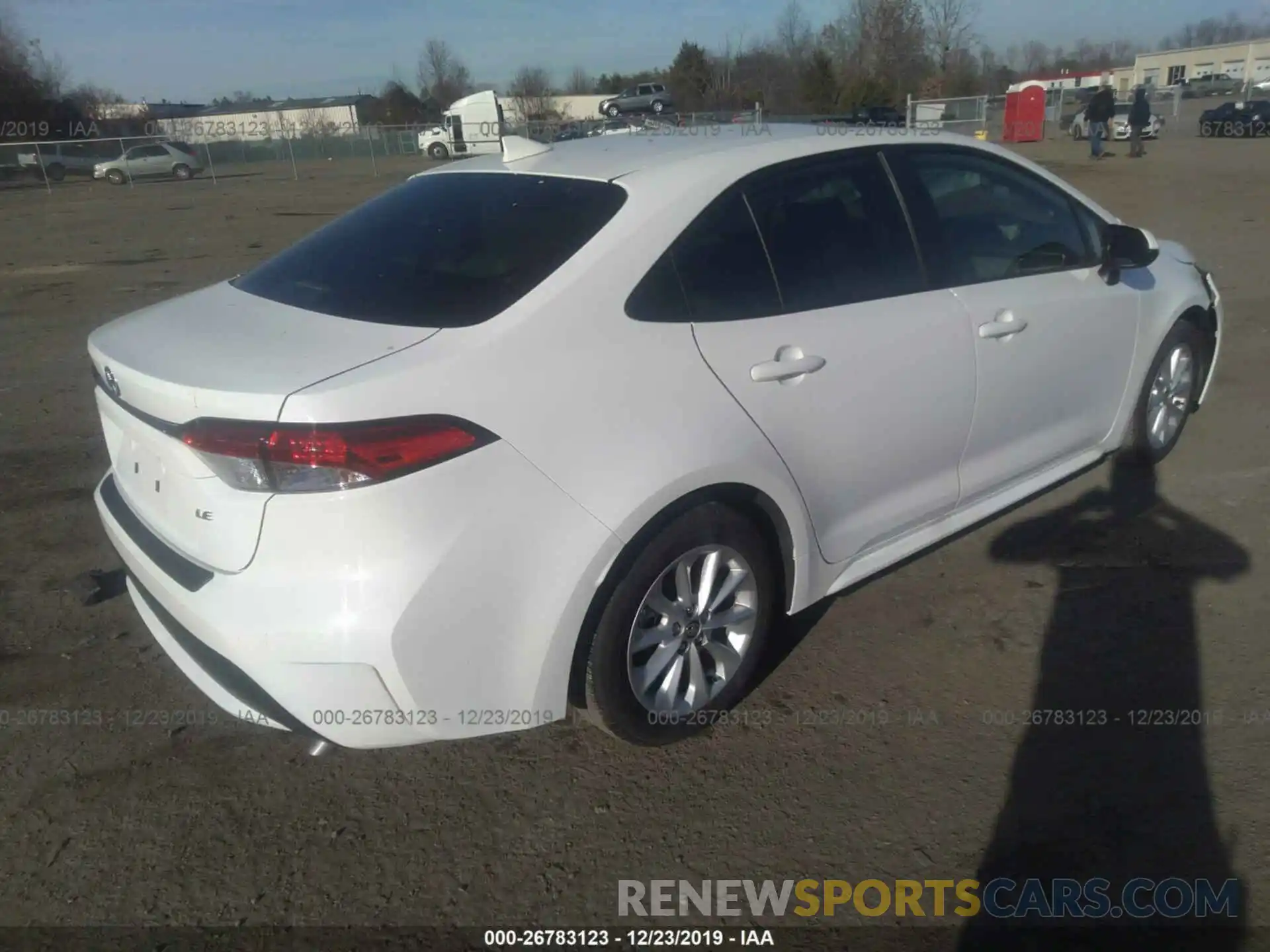 4 Photograph of a damaged car JTDHPRAE2LJ012260 TOYOTA COROLLA 2020