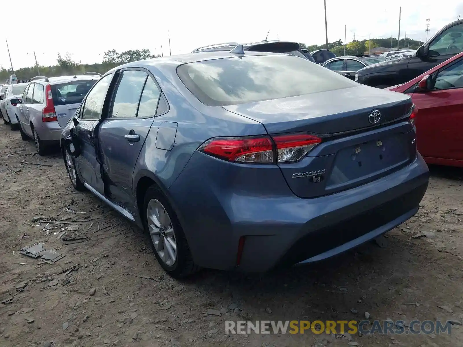 3 Photograph of a damaged car JTDHPRAE2LJ014025 TOYOTA COROLLA 2020