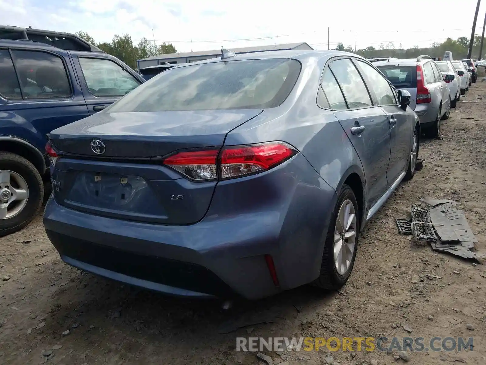 4 Photograph of a damaged car JTDHPRAE2LJ014025 TOYOTA COROLLA 2020