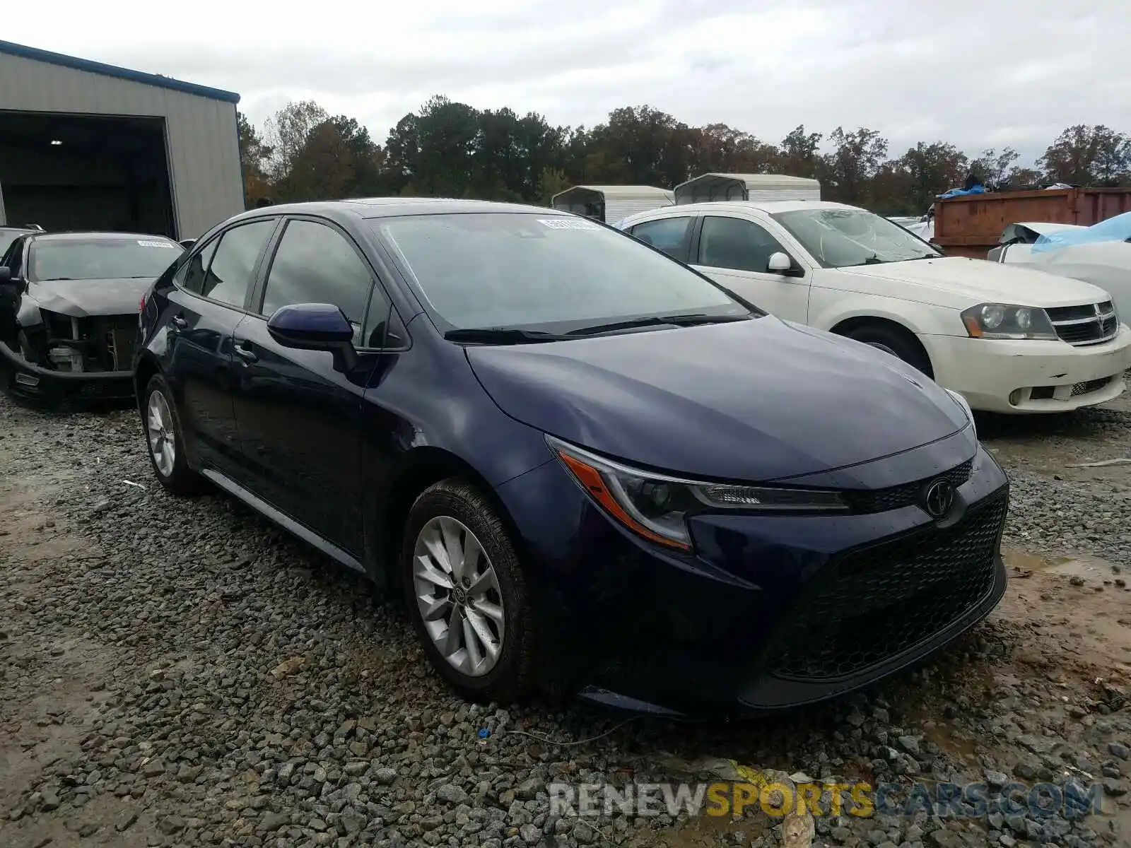 1 Photograph of a damaged car JTDHPRAE2LJ015885 TOYOTA COROLLA 2020