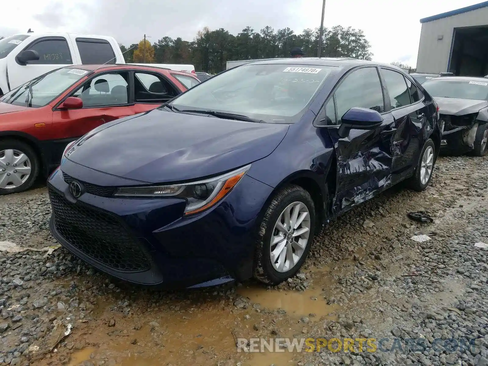 2 Photograph of a damaged car JTDHPRAE2LJ015885 TOYOTA COROLLA 2020