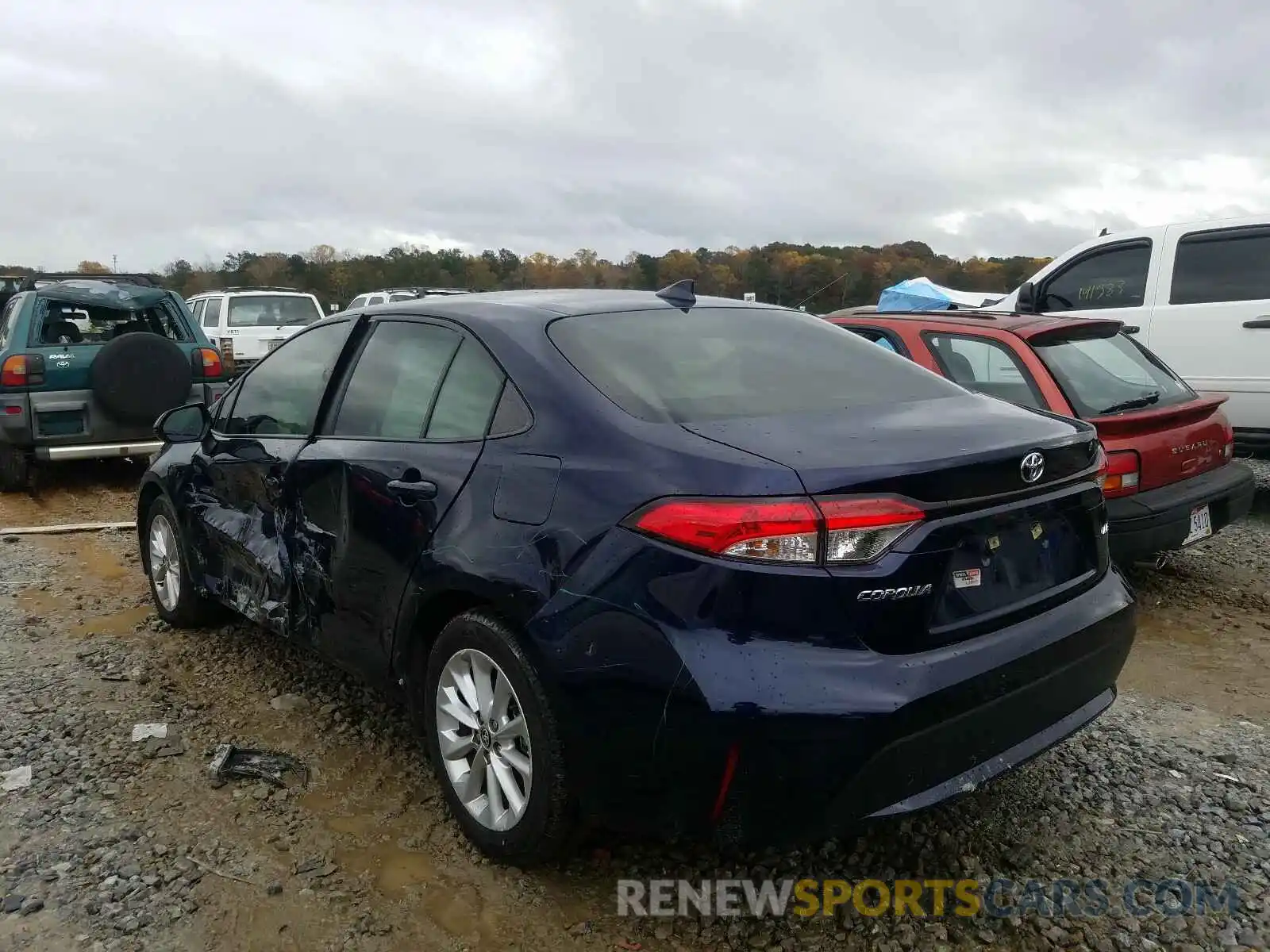 3 Photograph of a damaged car JTDHPRAE2LJ015885 TOYOTA COROLLA 2020