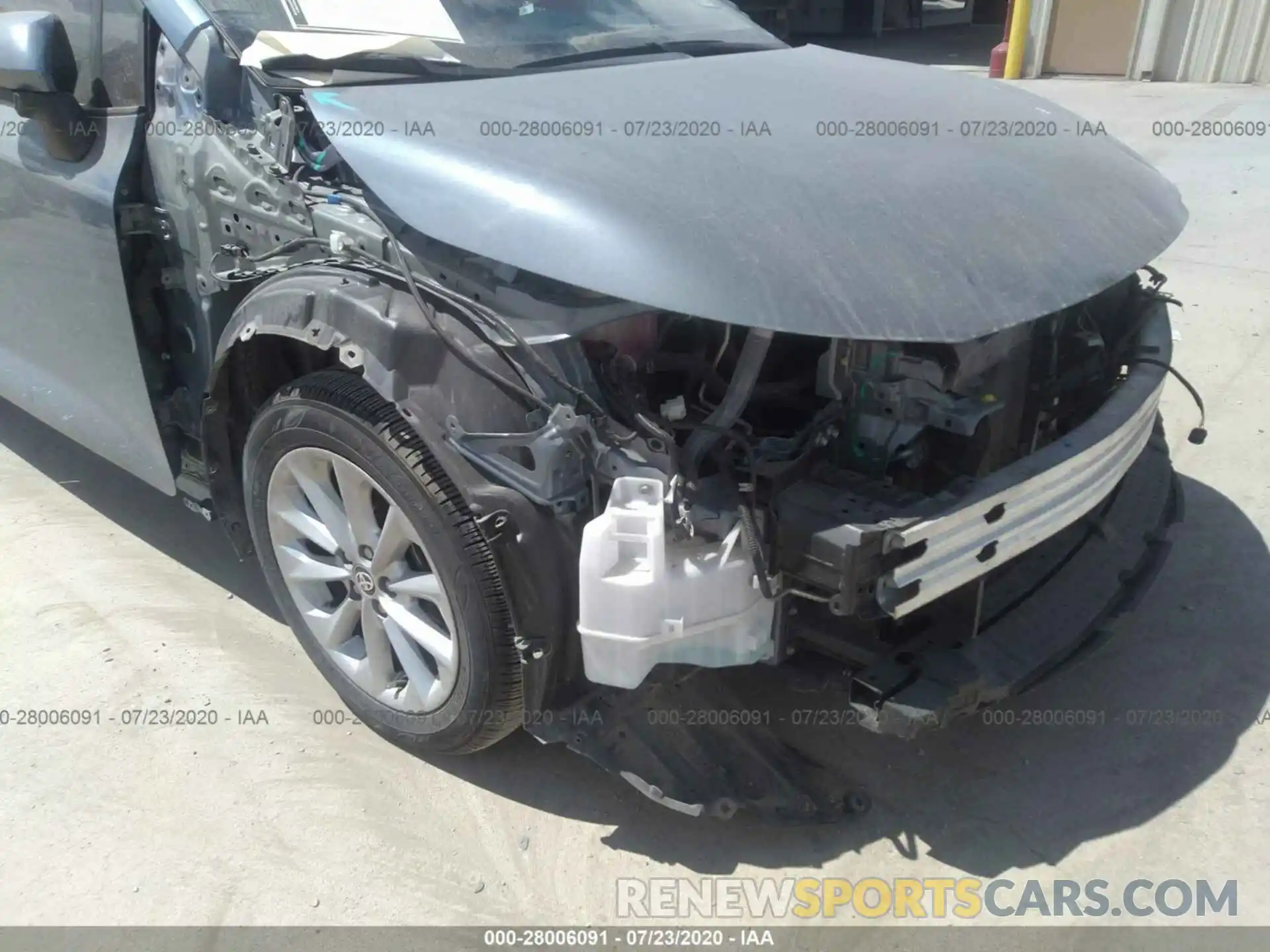 6 Photograph of a damaged car JTDHPRAE2LJ022867 TOYOTA COROLLA 2020