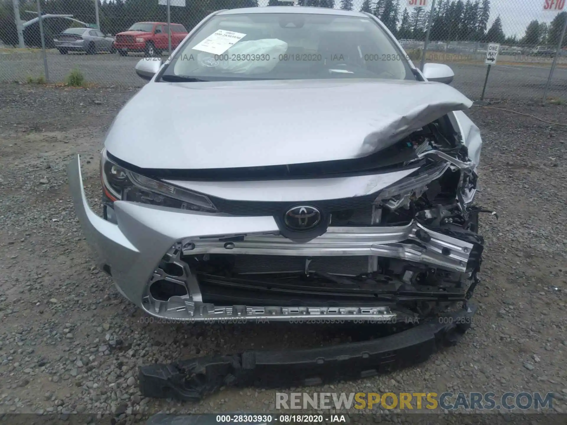 6 Photograph of a damaged car JTDHPRAE2LJ025736 TOYOTA COROLLA 2020