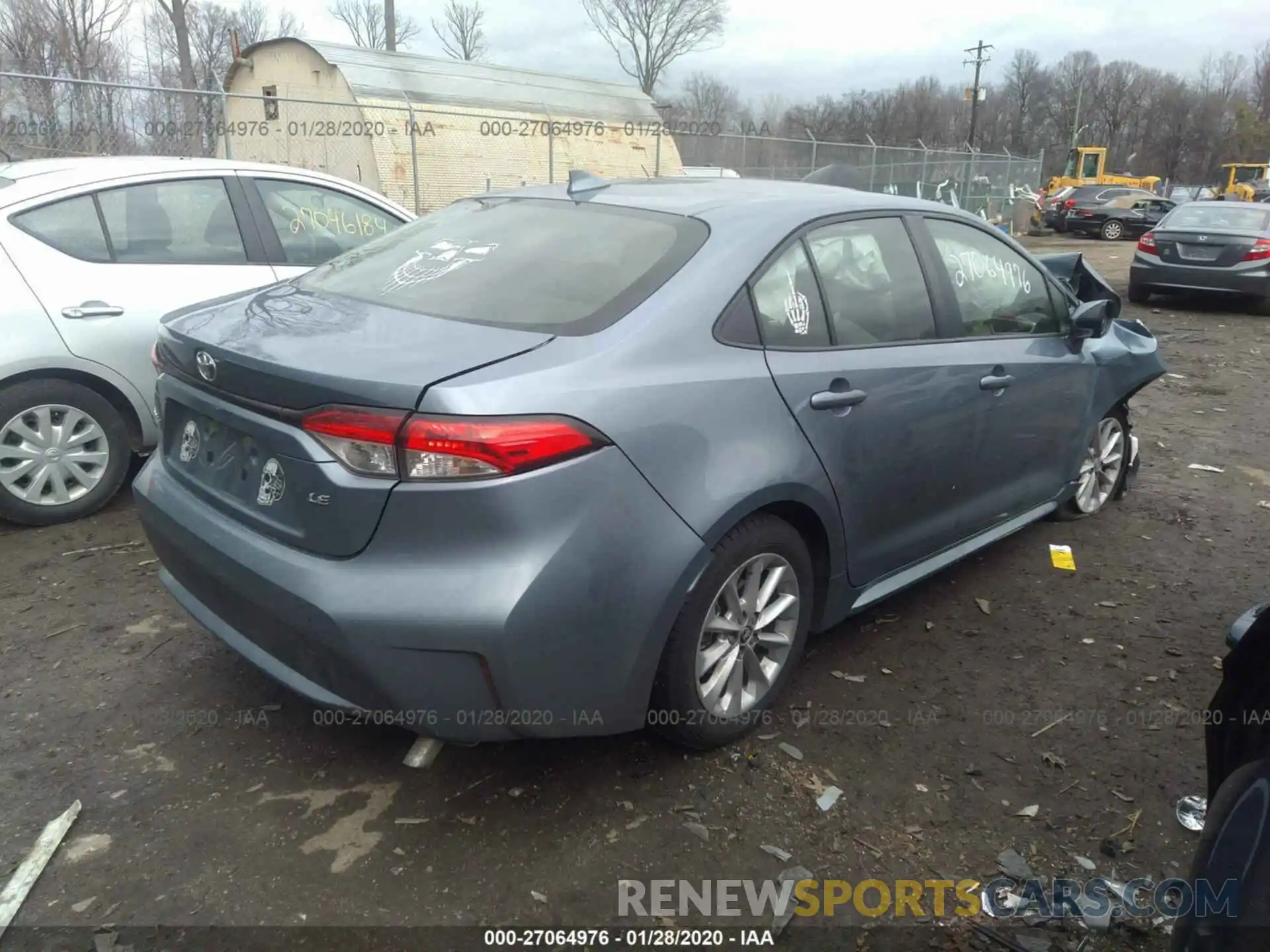 4 Photograph of a damaged car JTDHPRAE2LJ045887 TOYOTA COROLLA 2020