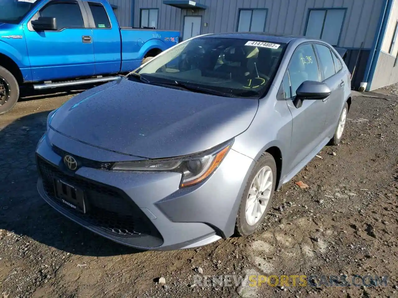 2 Photograph of a damaged car JTDHPRAE2LJ048711 TOYOTA COROLLA 2020