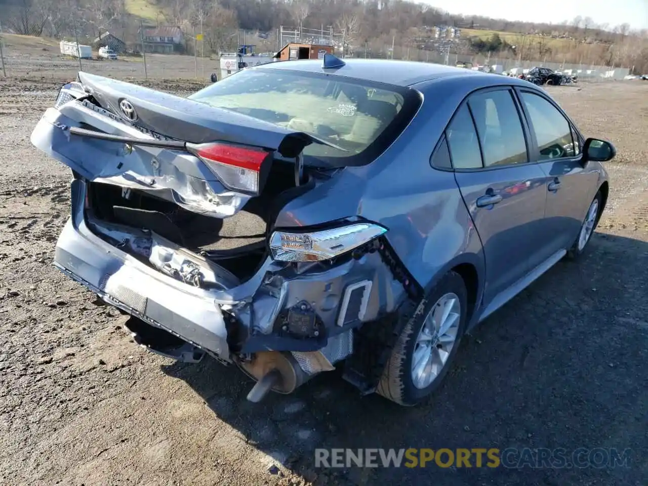 4 Photograph of a damaged car JTDHPRAE2LJ048711 TOYOTA COROLLA 2020