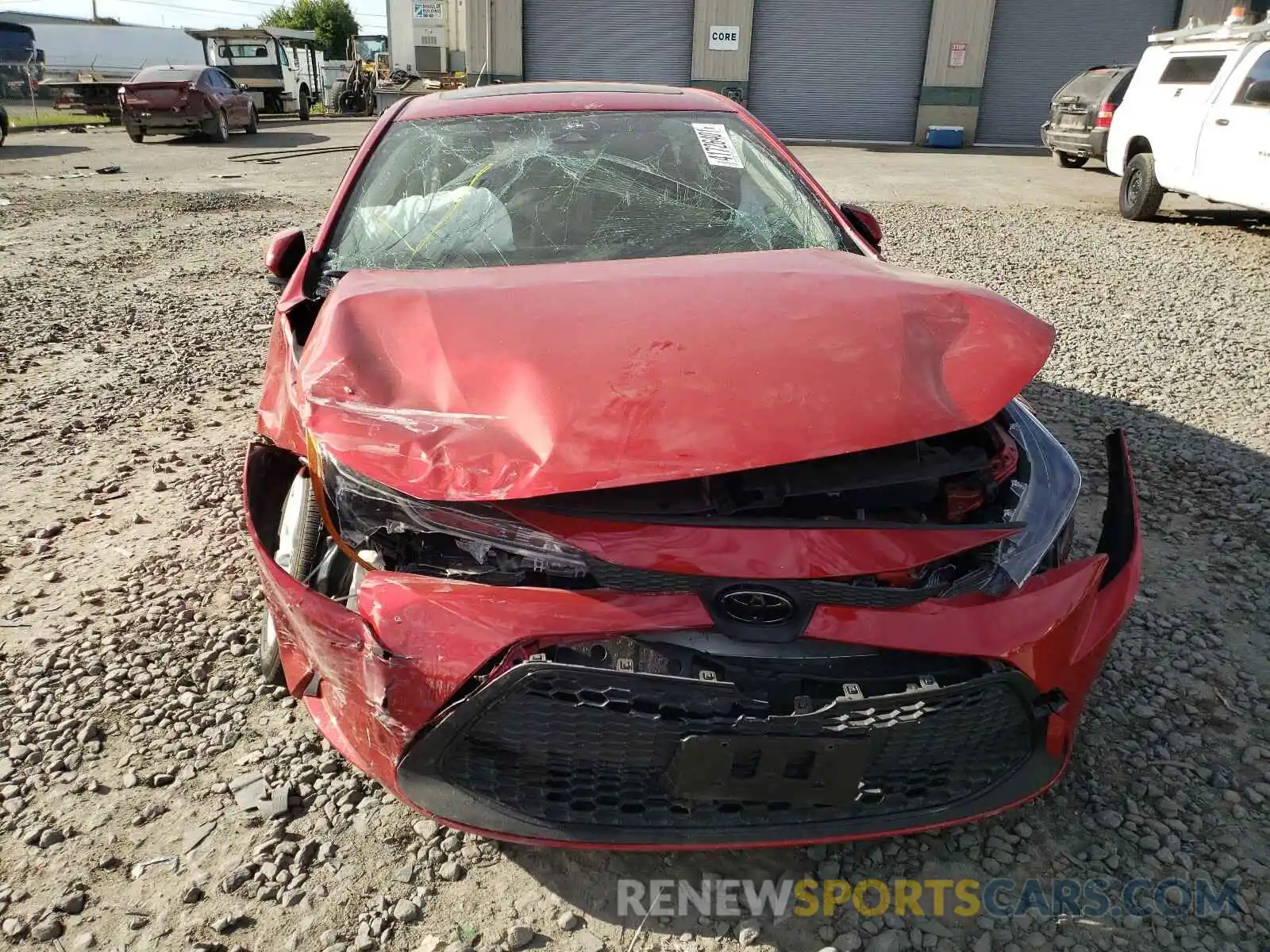 9 Photograph of a damaged car JTDHPRAE2LJ049339 TOYOTA COROLLA 2020