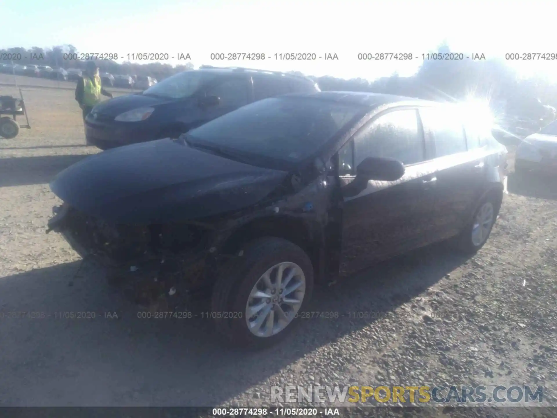 2 Photograph of a damaged car JTDHPRAE2LJ052905 TOYOTA COROLLA 2020