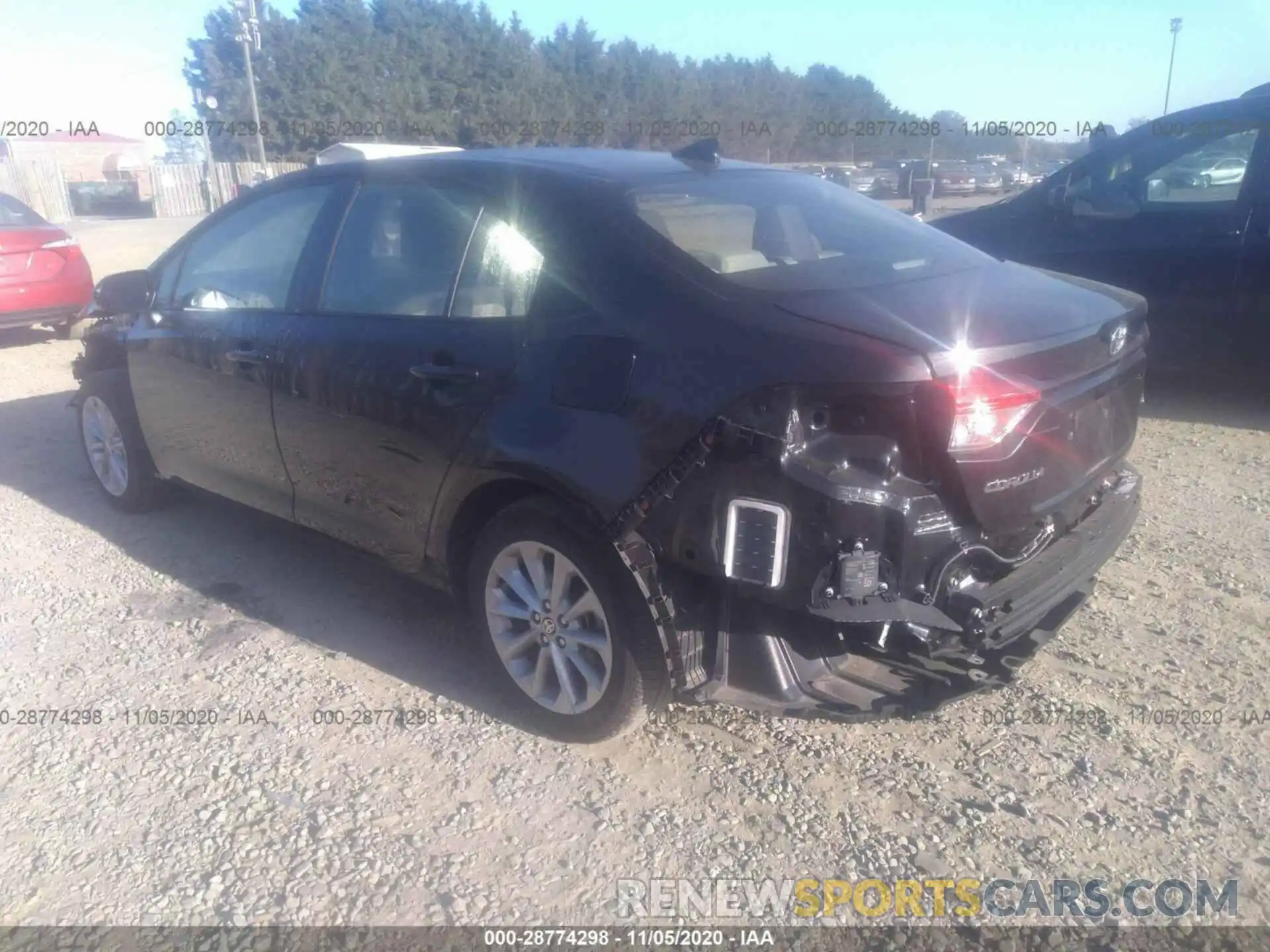 3 Photograph of a damaged car JTDHPRAE2LJ052905 TOYOTA COROLLA 2020