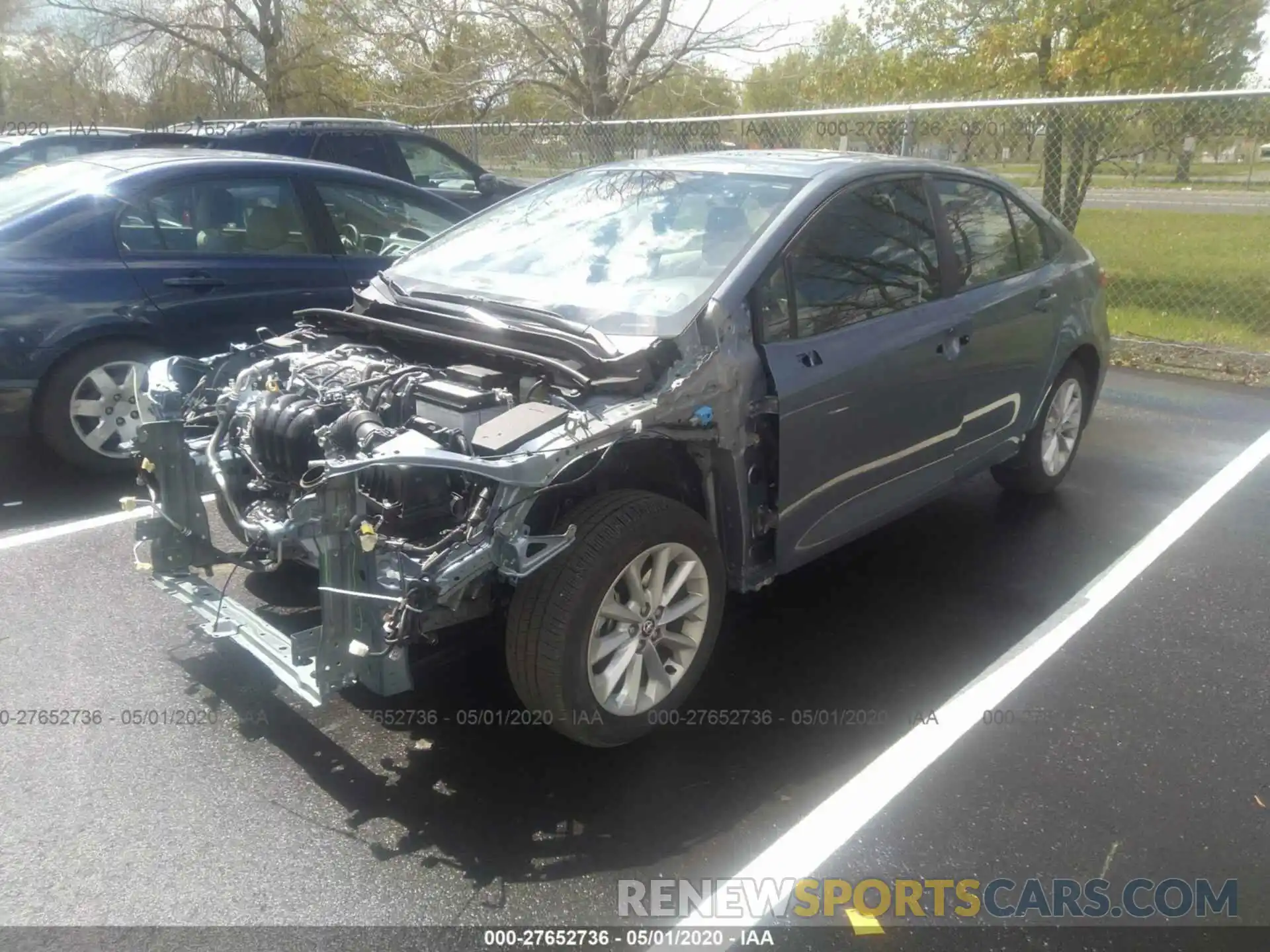 2 Photograph of a damaged car JTDHPRAE2LJ059529 TOYOTA COROLLA 2020