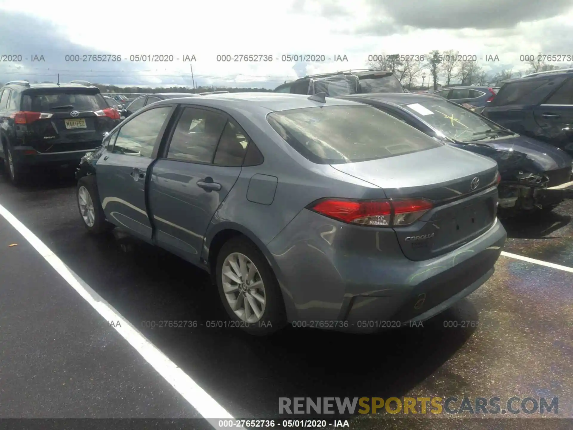 3 Photograph of a damaged car JTDHPRAE2LJ059529 TOYOTA COROLLA 2020