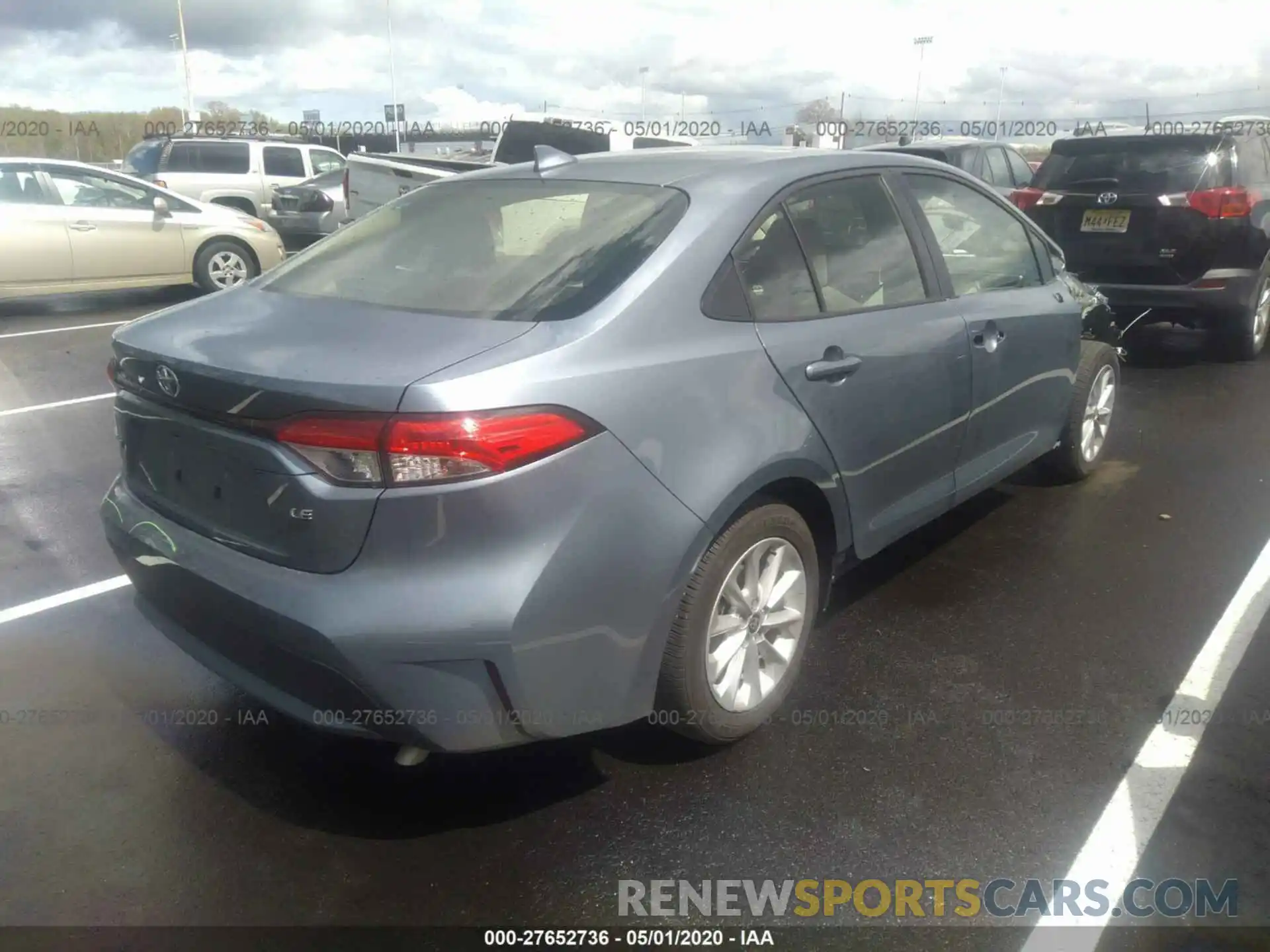 4 Photograph of a damaged car JTDHPRAE2LJ059529 TOYOTA COROLLA 2020