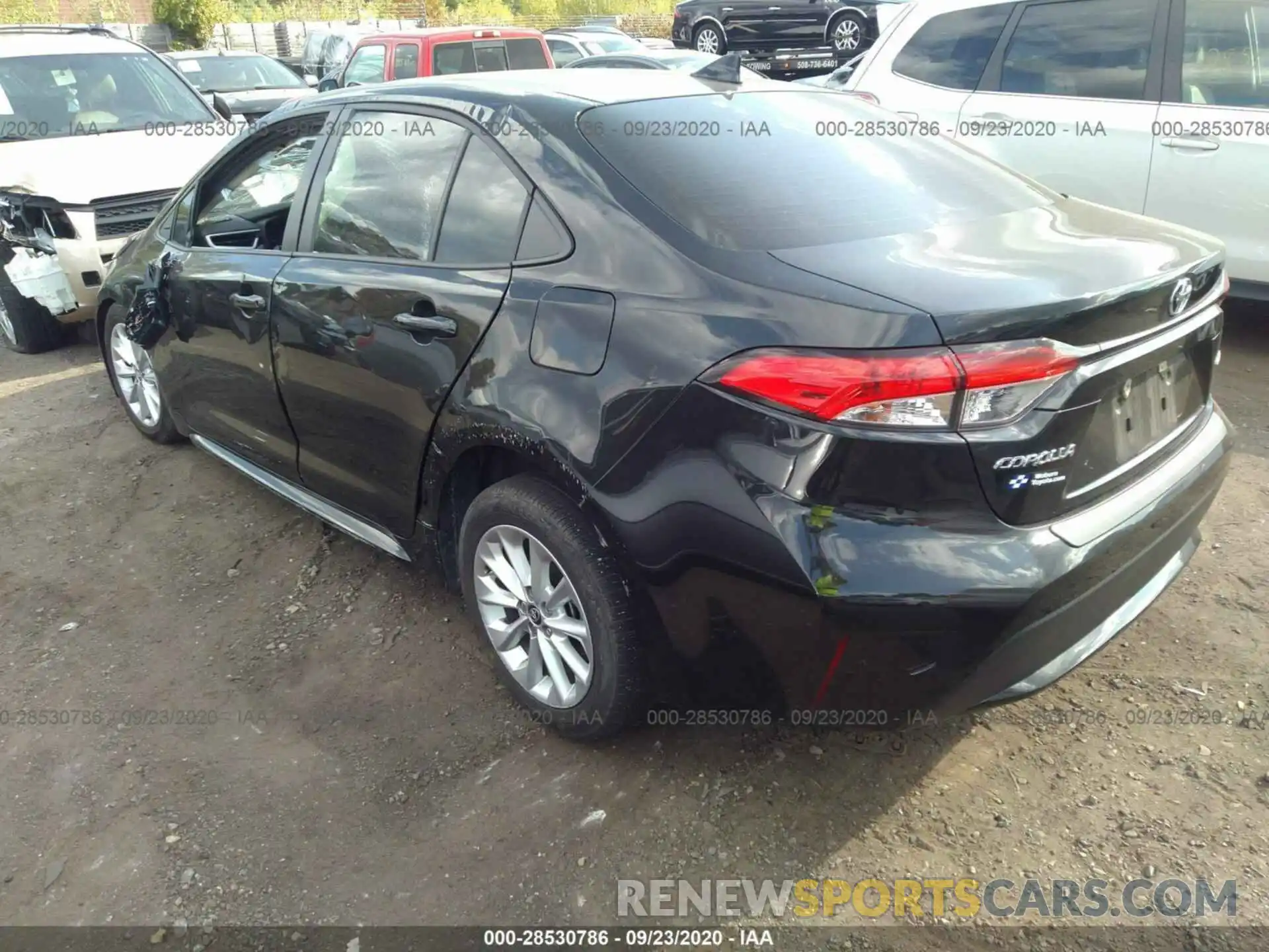 3 Photograph of a damaged car JTDHPRAE2LJ060437 TOYOTA COROLLA 2020