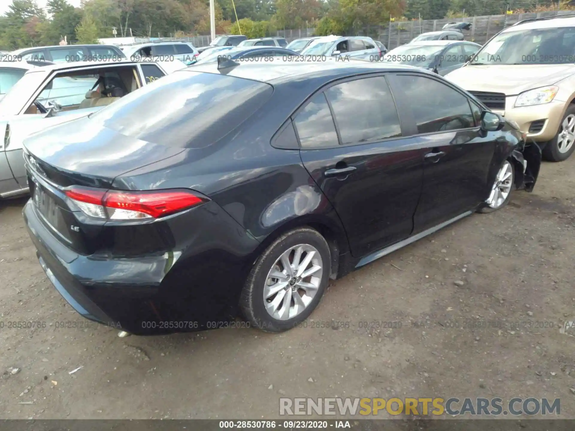 4 Photograph of a damaged car JTDHPRAE2LJ060437 TOYOTA COROLLA 2020