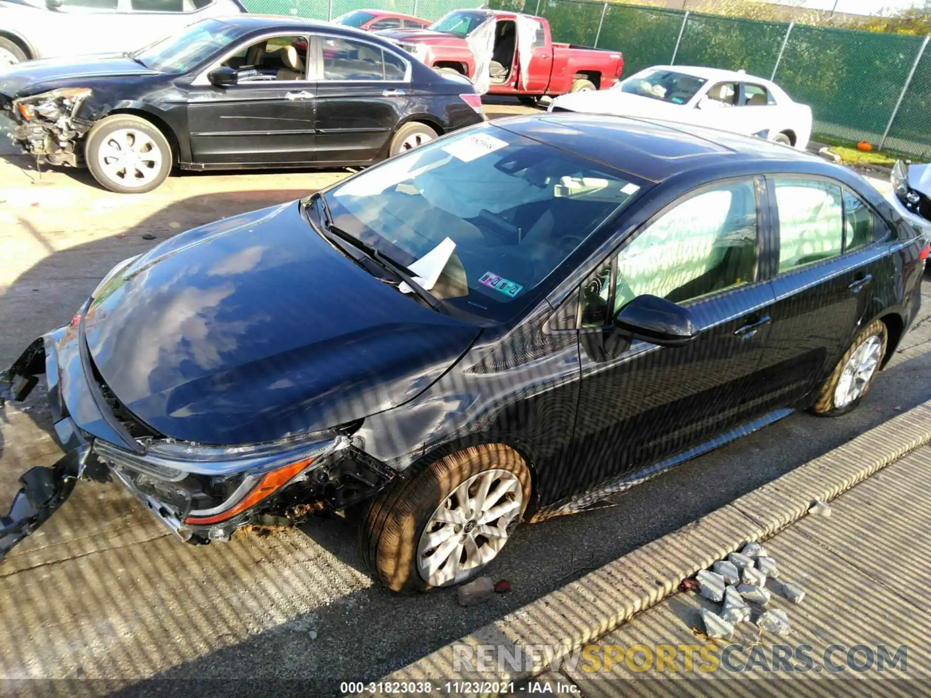 2 Photograph of a damaged car JTDHPRAE2LJ060972 TOYOTA COROLLA 2020