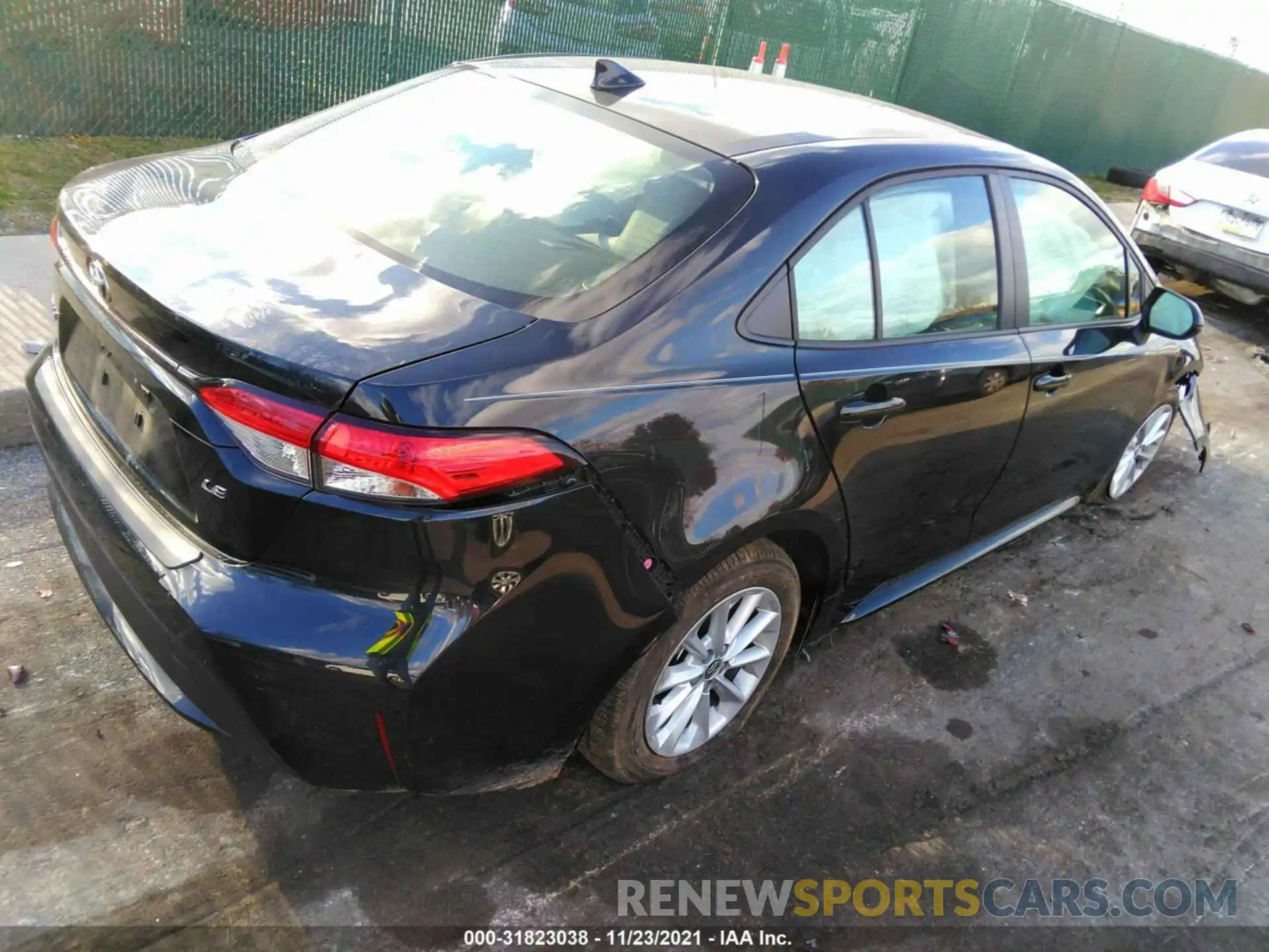 4 Photograph of a damaged car JTDHPRAE2LJ060972 TOYOTA COROLLA 2020