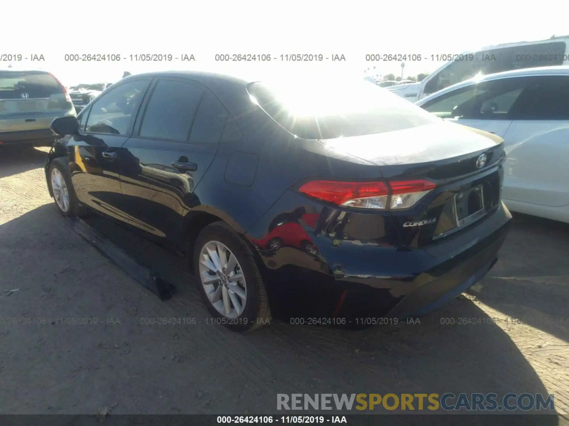 3 Photograph of a damaged car JTDHPRAE2LJ063287 TOYOTA COROLLA 2020