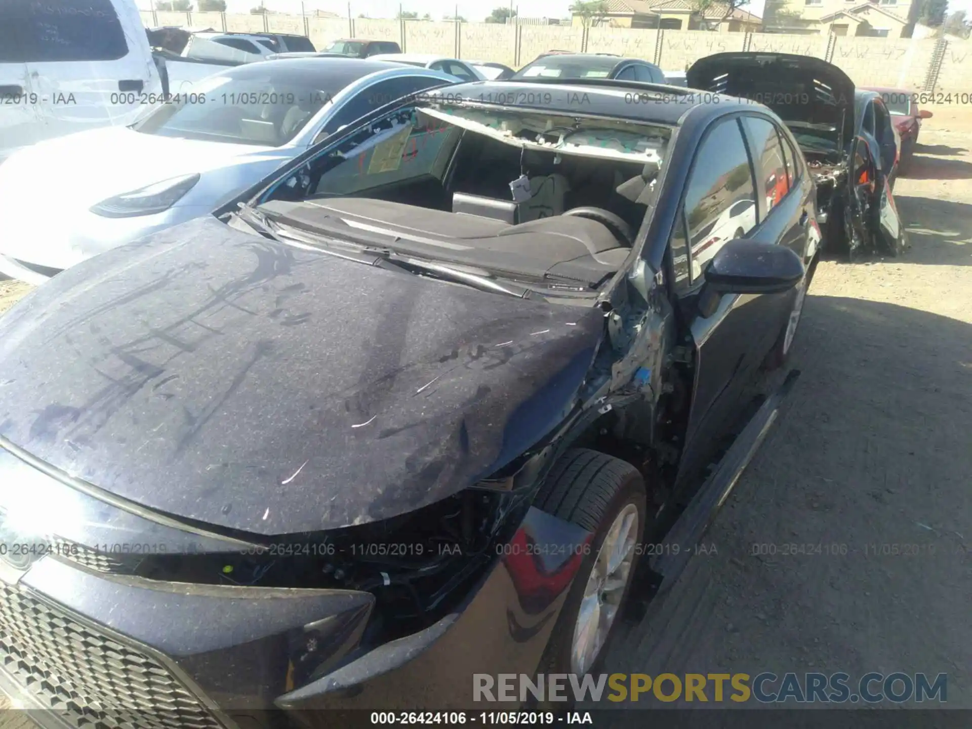 6 Photograph of a damaged car JTDHPRAE2LJ063287 TOYOTA COROLLA 2020