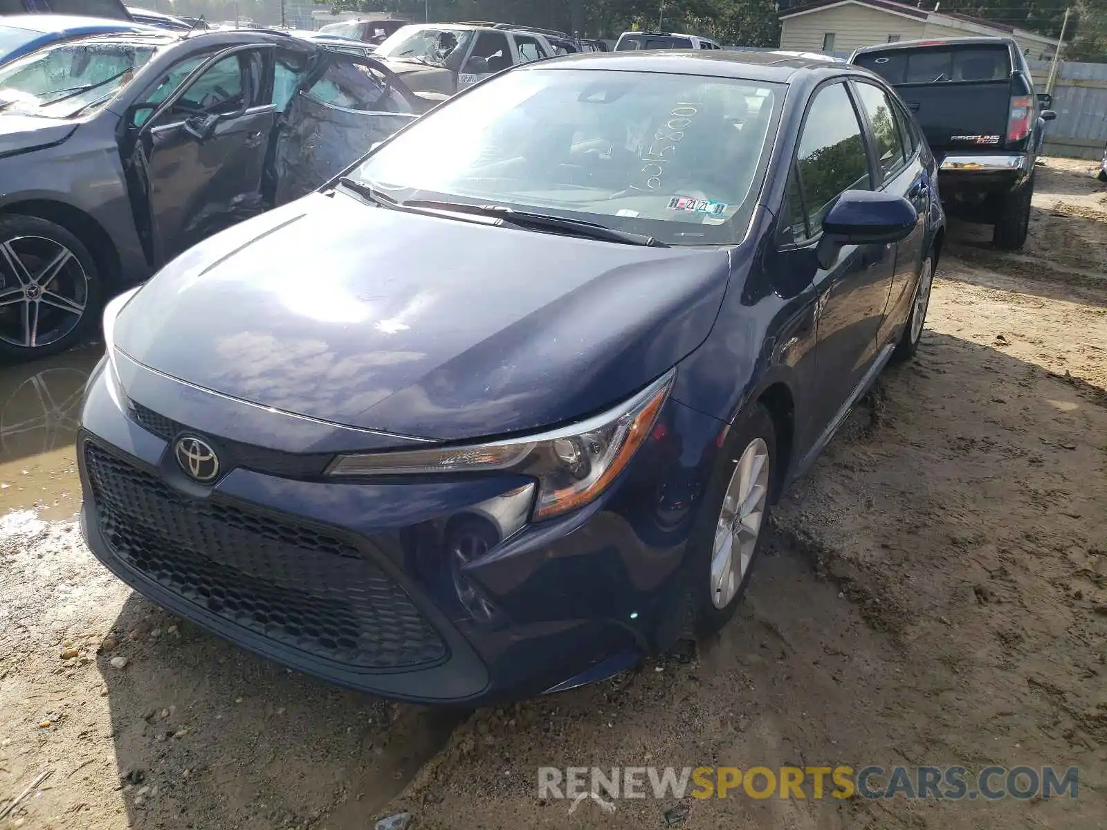 2 Photograph of a damaged car JTDHPRAE2LJ064102 TOYOTA COROLLA 2020