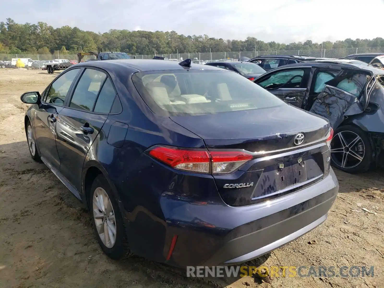 3 Photograph of a damaged car JTDHPRAE2LJ064102 TOYOTA COROLLA 2020