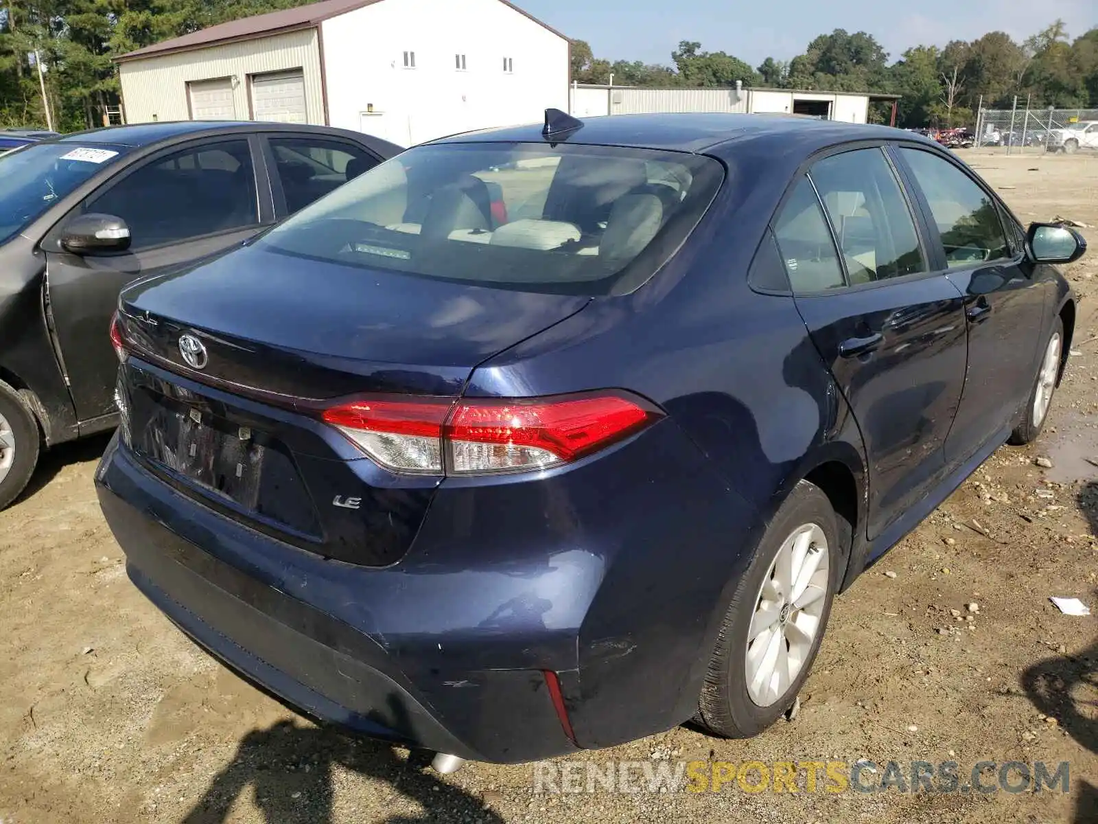 4 Photograph of a damaged car JTDHPRAE2LJ064102 TOYOTA COROLLA 2020