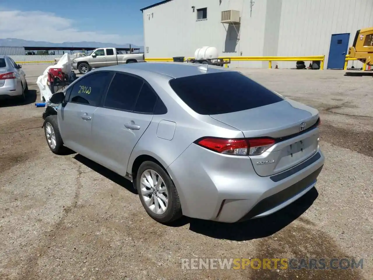 3 Photograph of a damaged car JTDHPRAE2LJ069980 TOYOTA COROLLA 2020