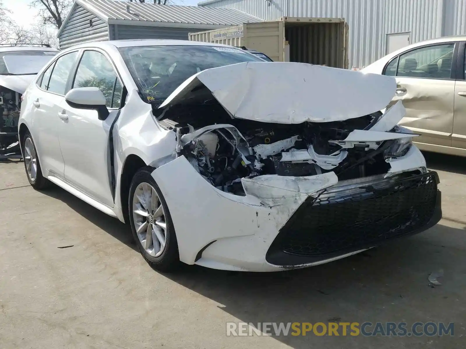 1 Photograph of a damaged car JTDHPRAE3LJ000585 TOYOTA COROLLA 2020