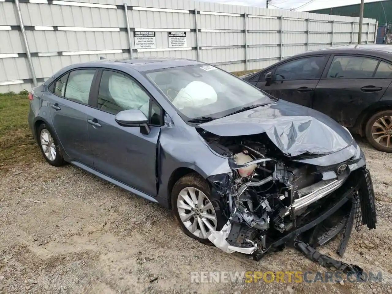 1 Photograph of a damaged car JTDHPRAE3LJ000991 TOYOTA COROLLA 2020