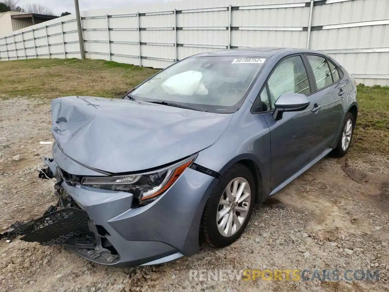 2 Photograph of a damaged car JTDHPRAE3LJ000991 TOYOTA COROLLA 2020