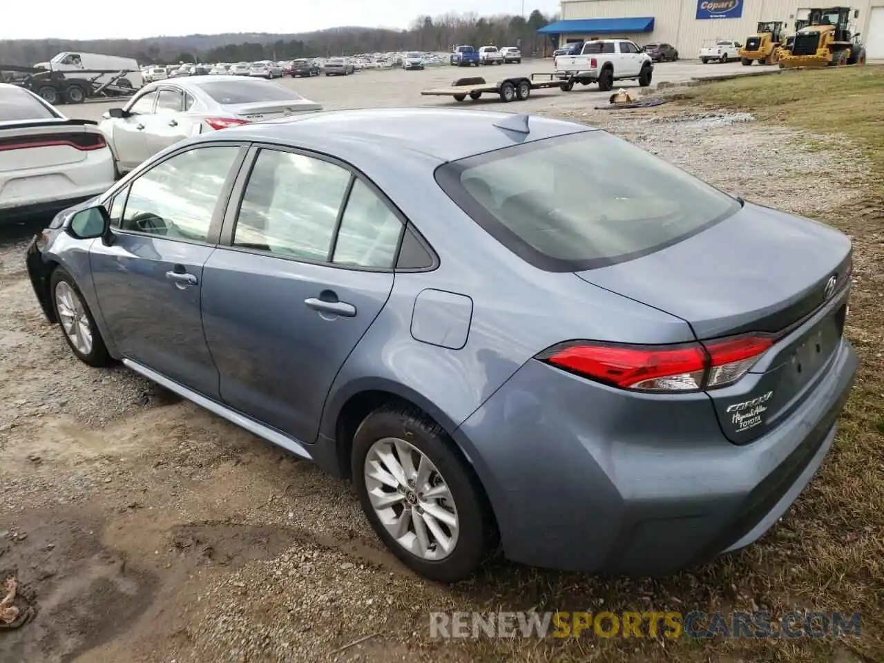 3 Photograph of a damaged car JTDHPRAE3LJ000991 TOYOTA COROLLA 2020