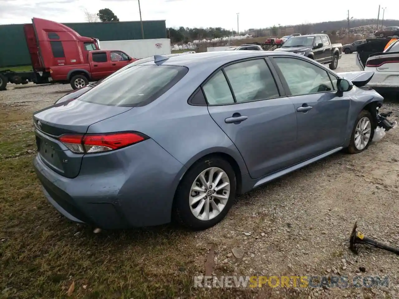 4 Photograph of a damaged car JTDHPRAE3LJ000991 TOYOTA COROLLA 2020