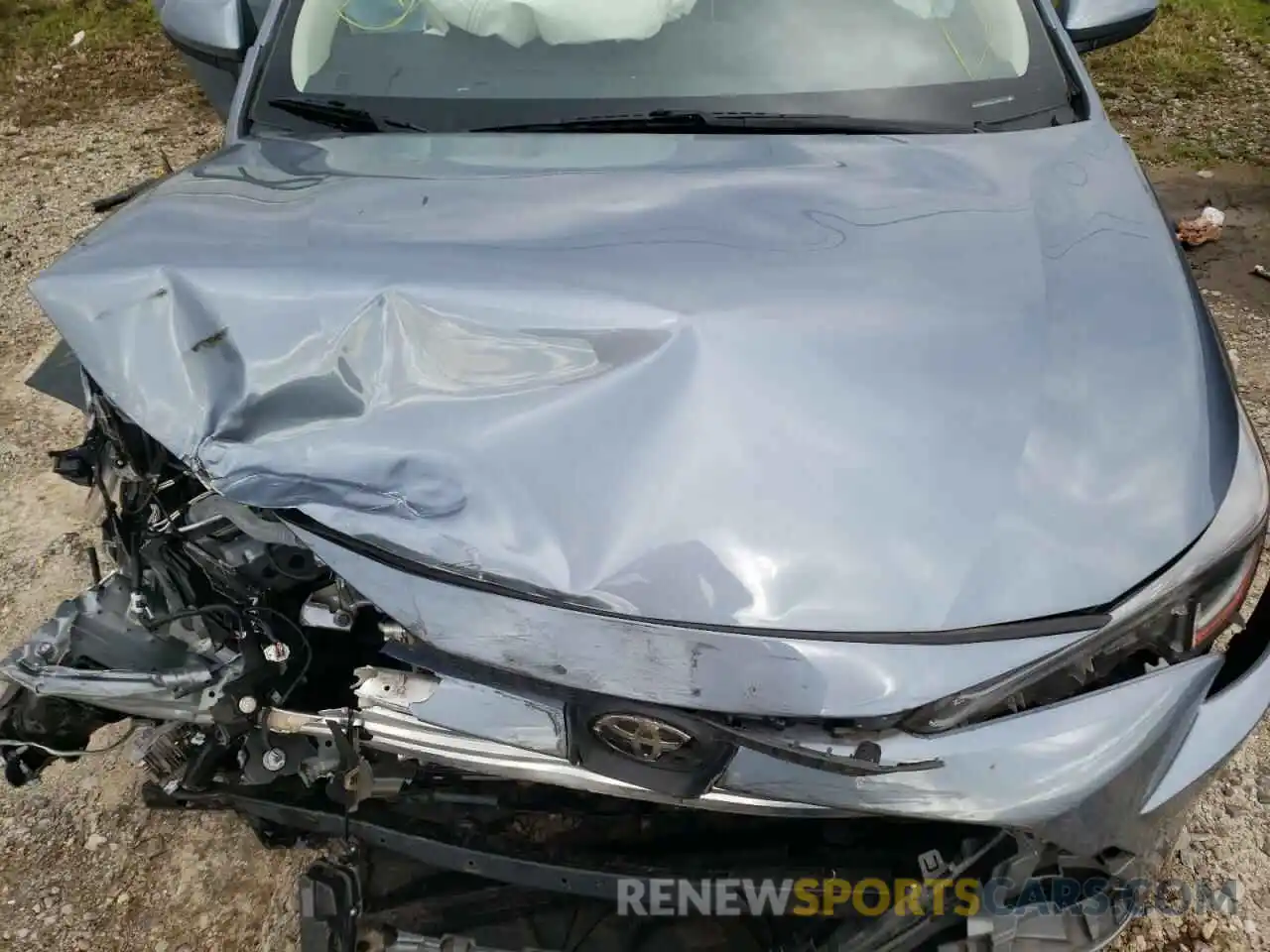 7 Photograph of a damaged car JTDHPRAE3LJ000991 TOYOTA COROLLA 2020