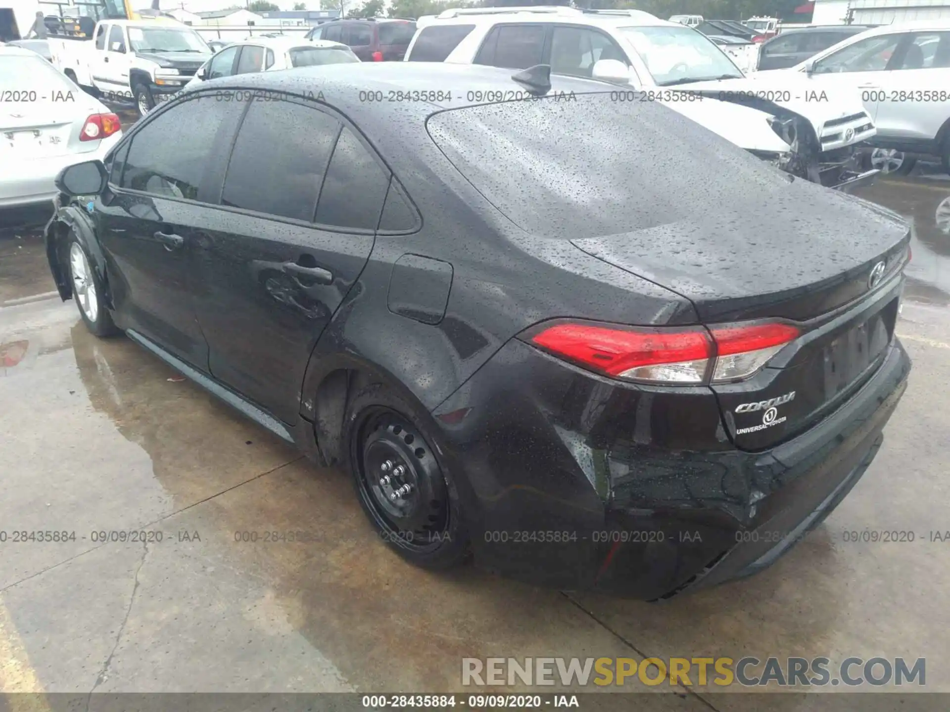 3 Photograph of a damaged car JTDHPRAE3LJ003311 TOYOTA COROLLA 2020