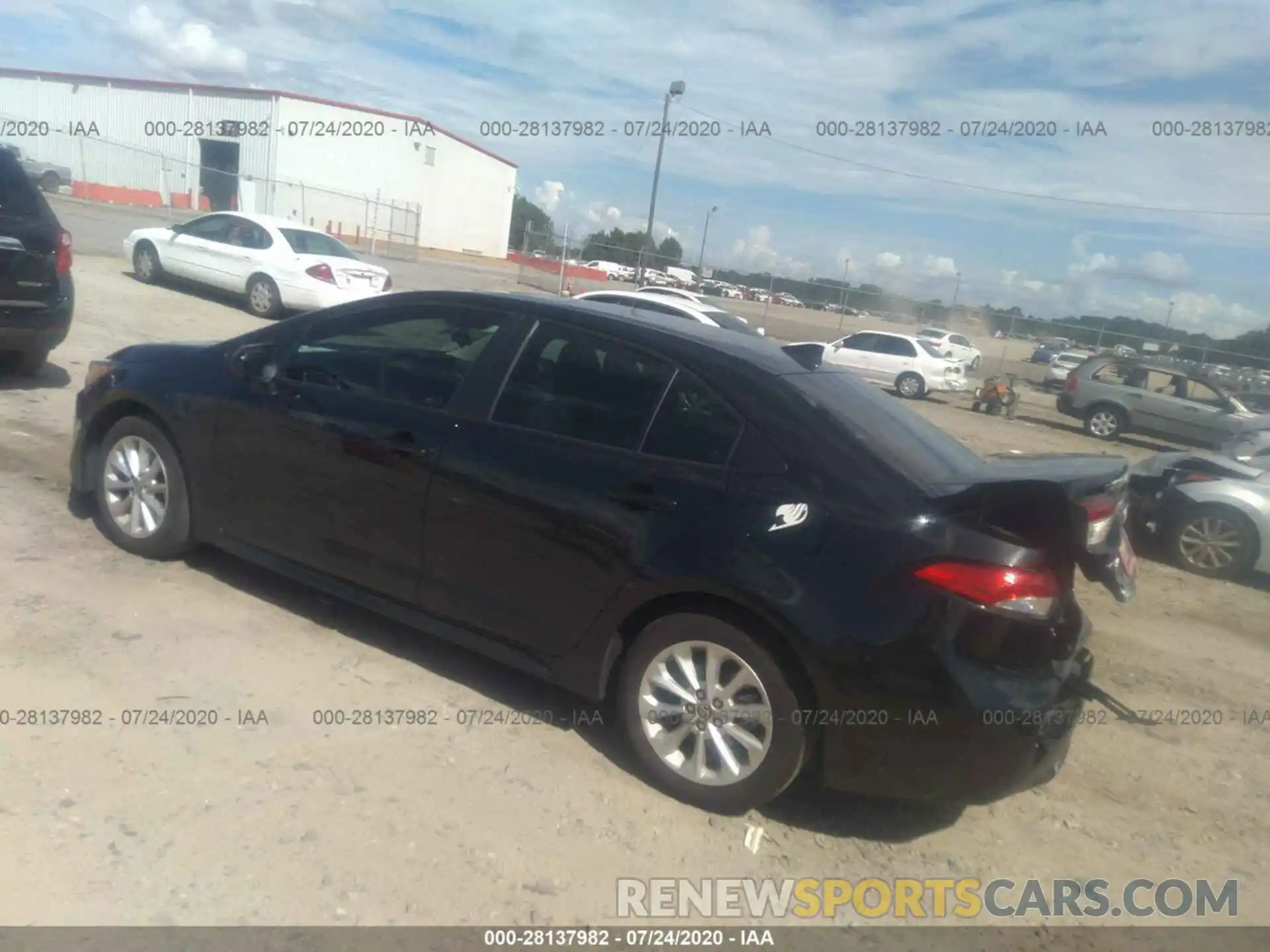 3 Photograph of a damaged car JTDHPRAE3LJ004359 TOYOTA COROLLA 2020