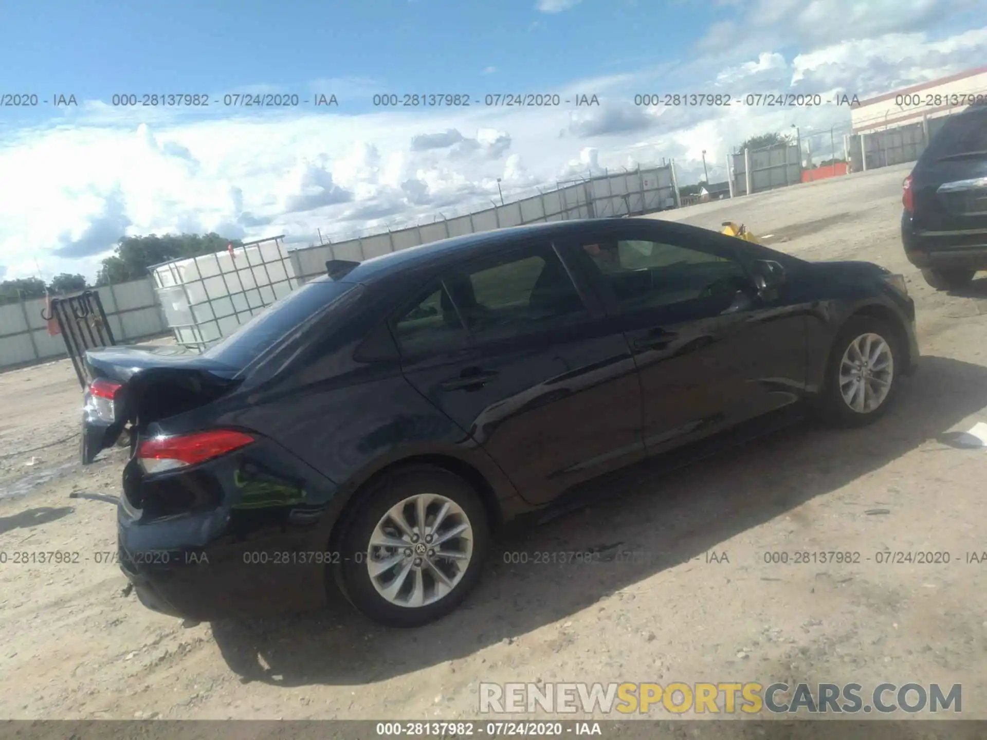 4 Photograph of a damaged car JTDHPRAE3LJ004359 TOYOTA COROLLA 2020