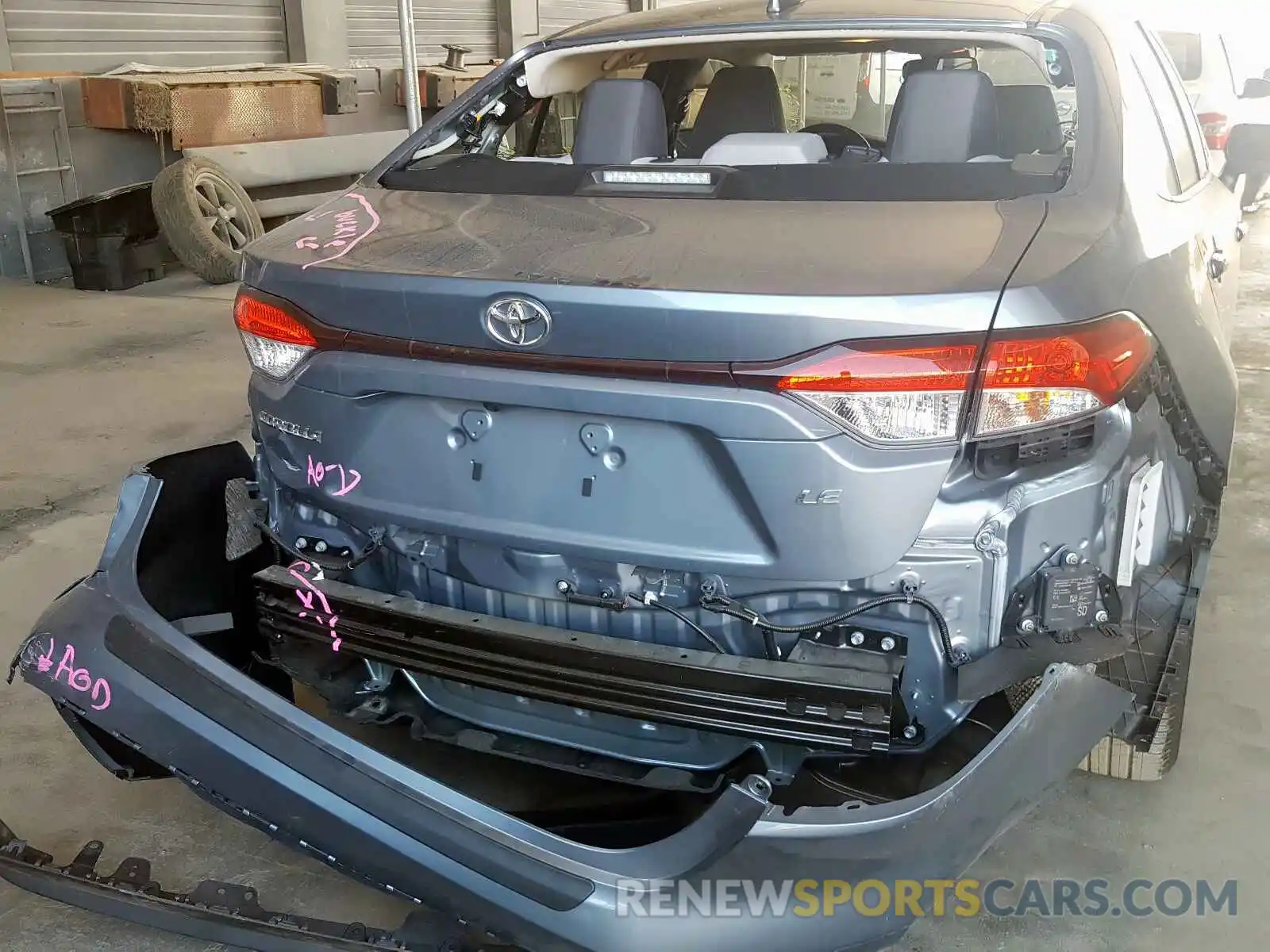 9 Photograph of a damaged car JTDHPRAE3LJ007083 TOYOTA COROLLA 2020