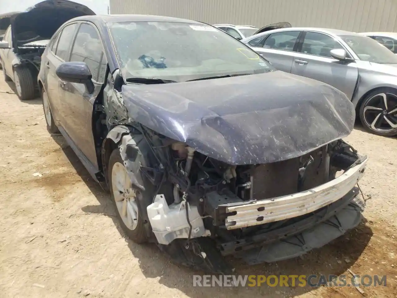 1 Photograph of a damaged car JTDHPRAE3LJ008007 TOYOTA COROLLA 2020