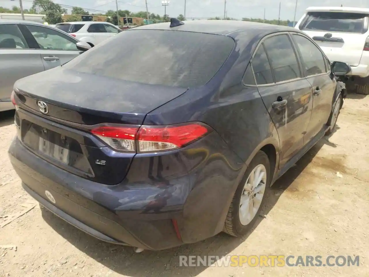 4 Photograph of a damaged car JTDHPRAE3LJ008007 TOYOTA COROLLA 2020