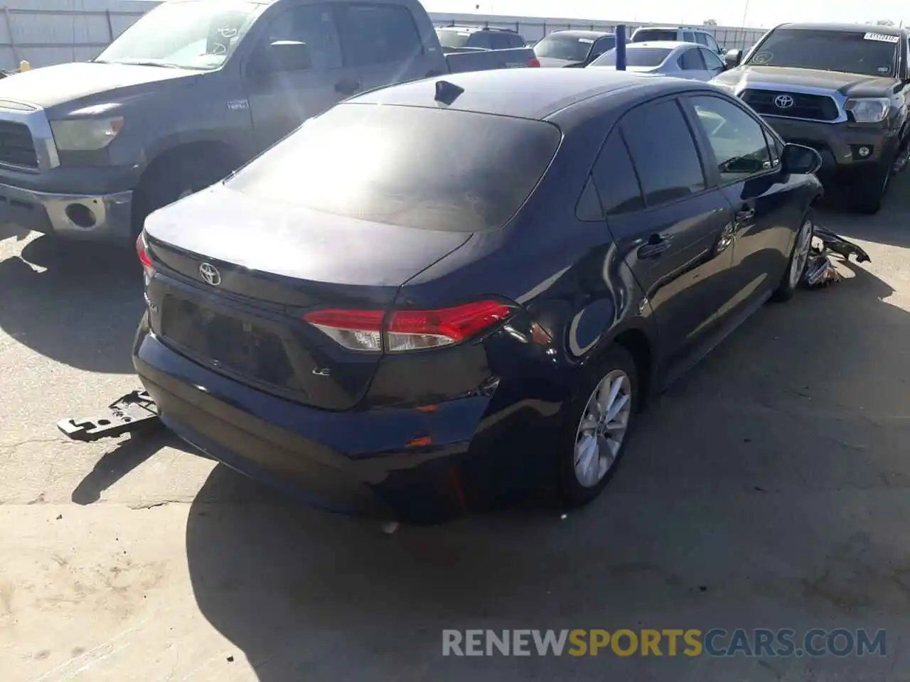 4 Photograph of a damaged car JTDHPRAE3LJ008041 TOYOTA COROLLA 2020